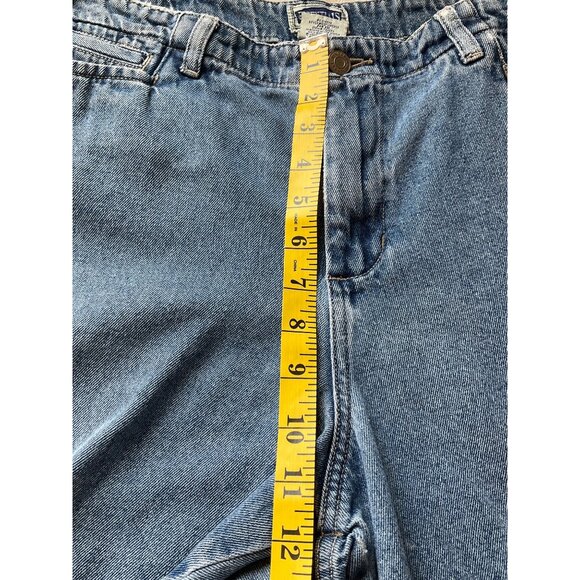 Vintage Essentials Style Womens Sz 16 Denim Jean Shorts Relaxed Fit Cotton - Picture 3 of 8